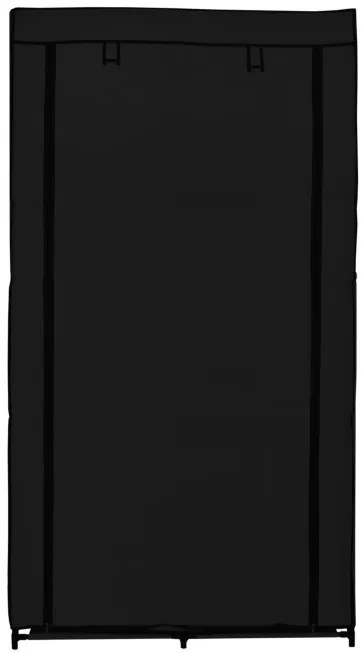 Šatníková skriňa MIRA čierna