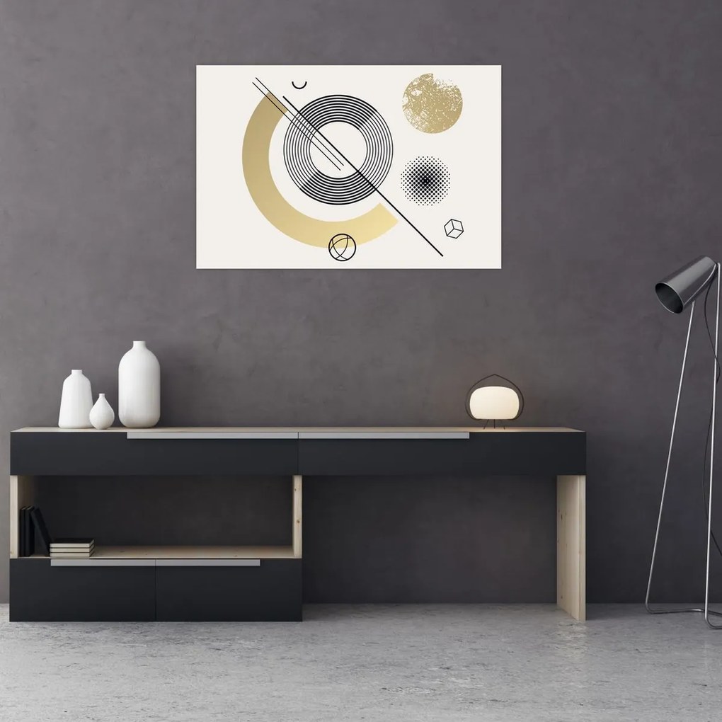 Obraz - Geometrické tvary N⁰2 (90x60 cm)