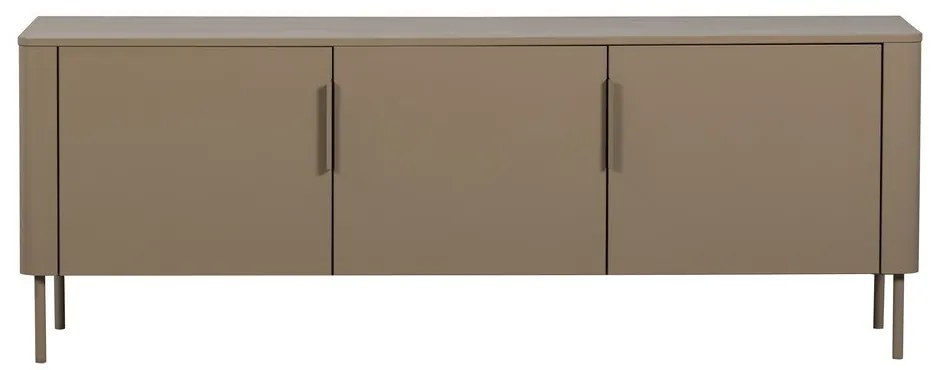 Taupe TV stolík z borovicového dreva 154x56x44 cm Gunnar – WOOOD