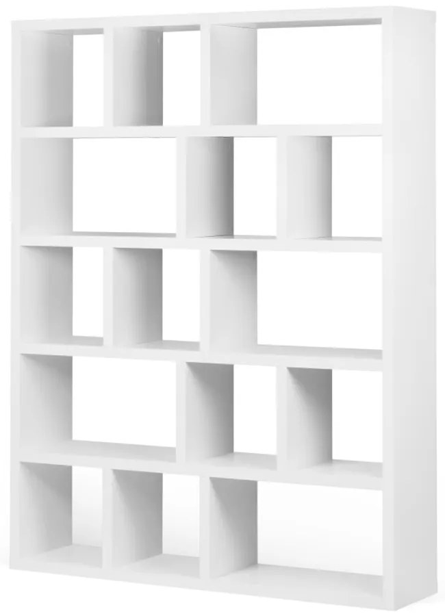Biela knižnica 150x198 cm Berlin – TemaHome