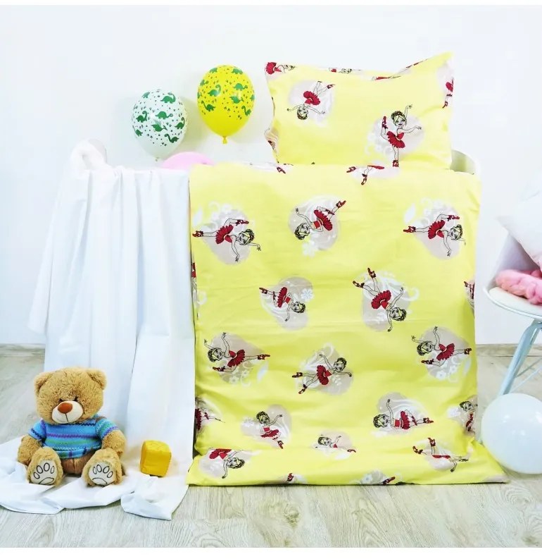 Obliečky detské bavlnené Victoria EMI, Detský set 90x130 + 45x65