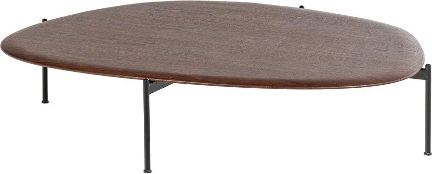 Konferenčný stolík v tmavo prírodnej farbe 97x121 cm Kota – WOOOD