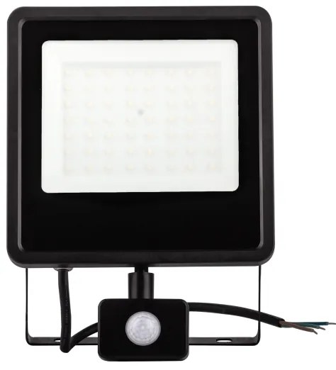 LED Vonkajší reflektor so senzorom LED/30W/230V 4000K IP65 čierna
