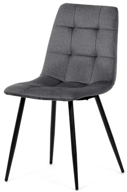 Autronic BONTEC Jedálenský set so 4 stoličkami, 130x70x76cm, keramika, mramor, ASE-1038 GREY2 Farba: Biela