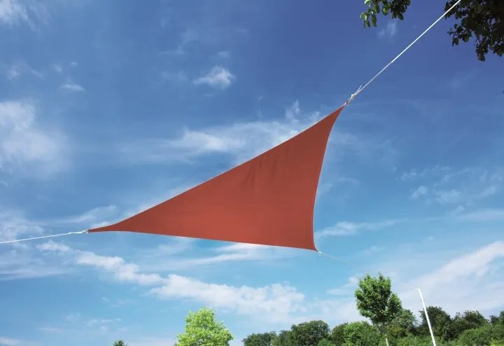 Derby ALUPRO 360x360x360 cm - slnečná clona červená