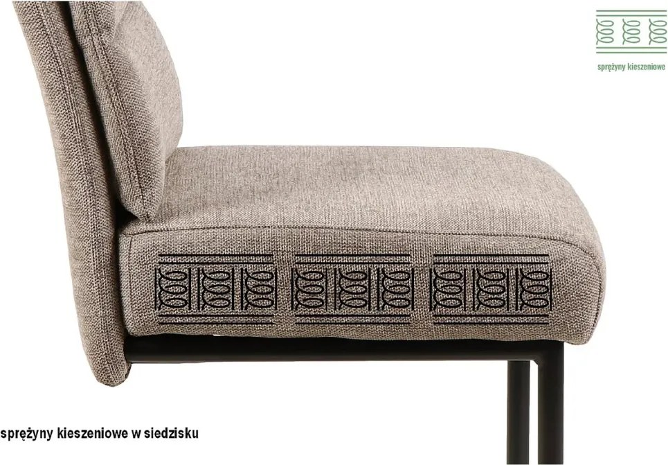 SI Stolička Berry Brego tmavo šedá