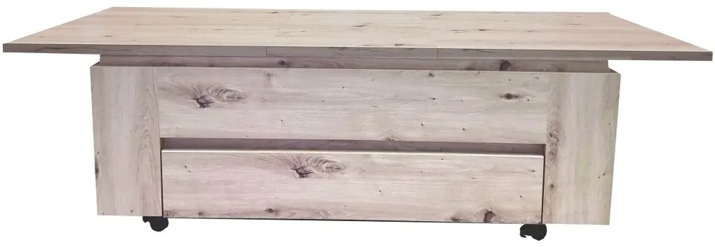 Rozkládací konferenční stolek Corey II 108/153 cm dub artisan