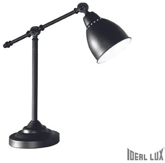 Ideal Lux 003535 RETRO Stolná lampa NEWTON TL1 NERO čierna