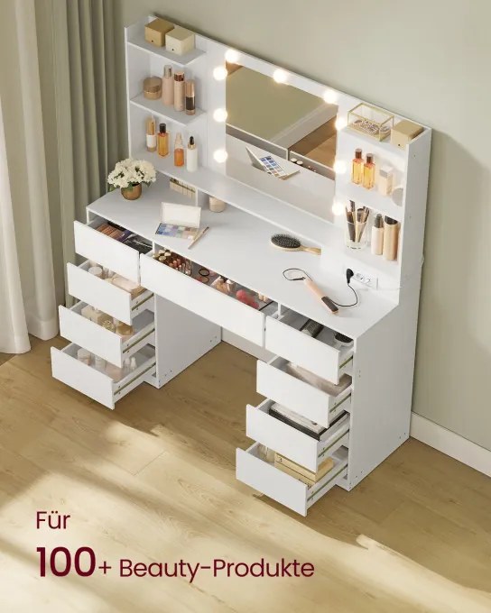 Toaletný stolík s LED zrkadlom RDT141WB02