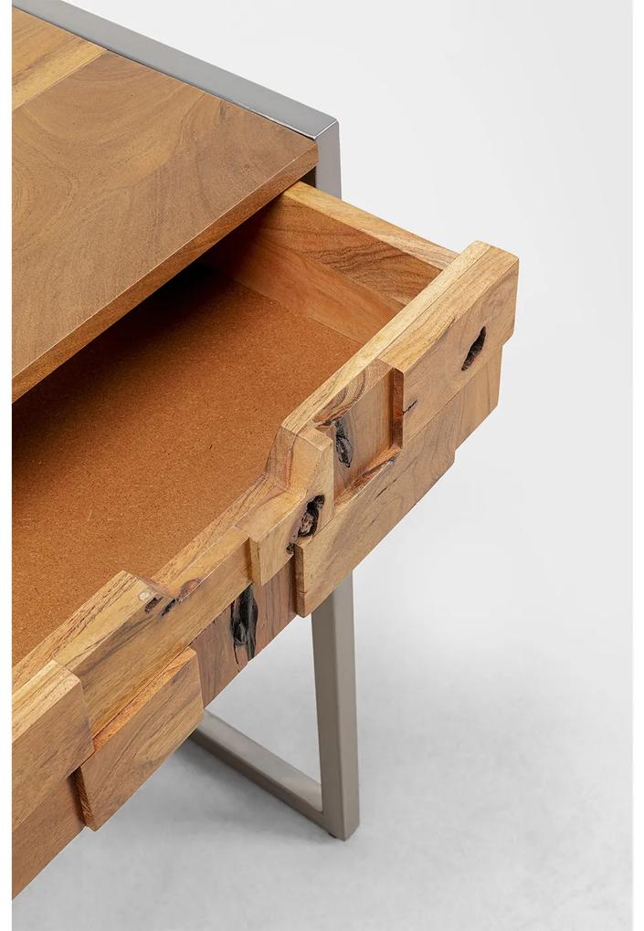 Vancouver konzolový stolík hnedý 100x76 cm