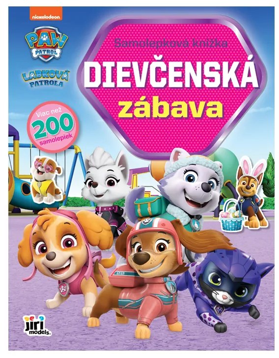 Veľká samolepková knižka Dievčenská zábava Paw Patrol