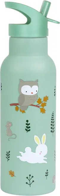 Nerezová fľaša na pitie lesní priatelia XL