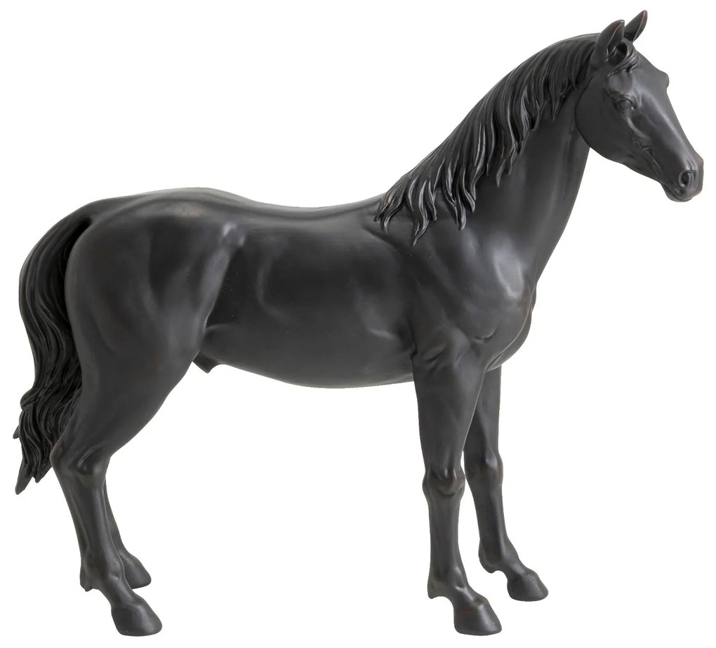 Cavallo soška čierna 82 cm