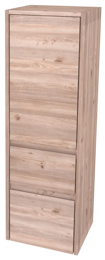 Mereo, Mereo Opto kúpeľňová skrinka vysoká 125 cm, pravé otváranie, Multidecor, Dub Nelson, MER-CN995PDNLS