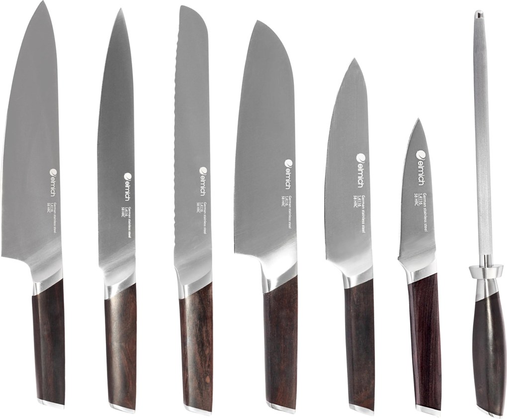 Elmich Kompletní sada nožů z německé oceli 7 ks