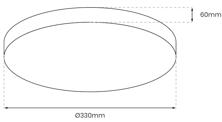 Stropné LED svietidlo Maya, 1x LED 13w, 4000k, b
