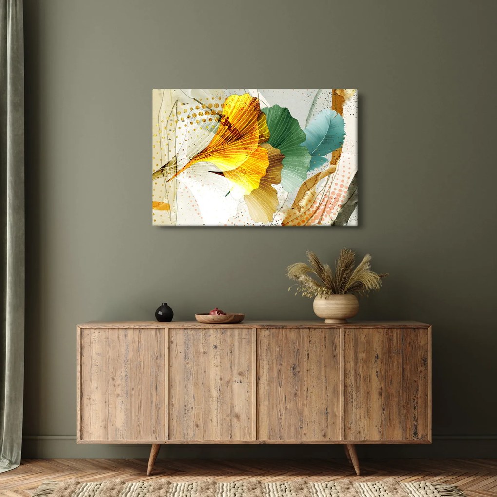 Obraz - Listy (90x60 cm)
