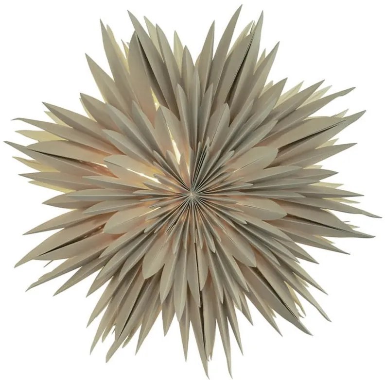 Watt & Veke Závesná svietiaca hviezda Maja Greige 60 cm