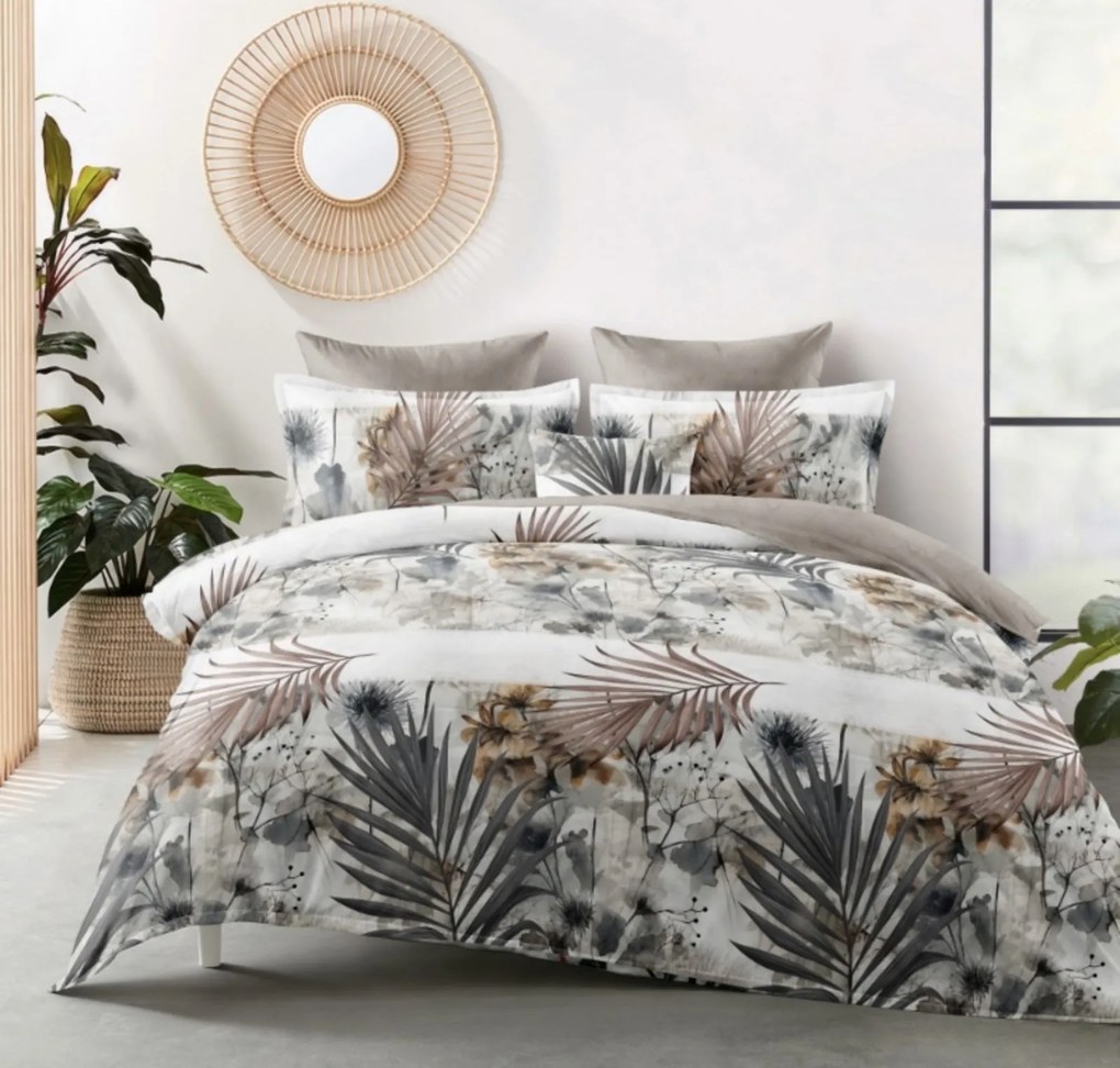 3 dielne Flanelové obliečky polycotton Elisabeth 200x140cm+90x70cm