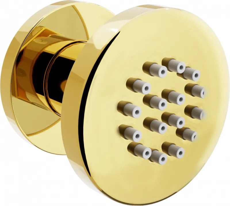Mexen nástenná bočná tryska, zlatá - 79361-50