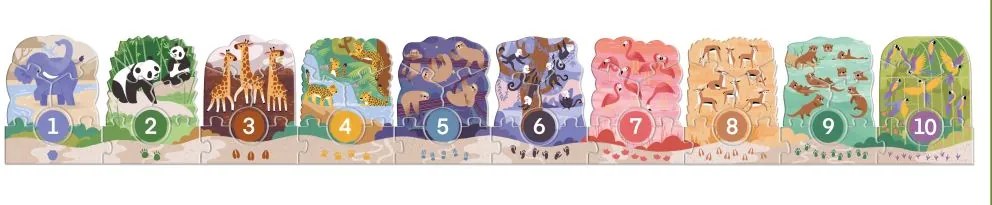 KukiKuk – Véééliké puzzle loto Výlet do ZOO