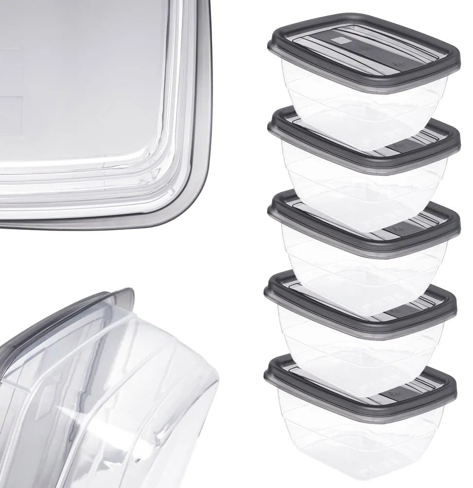 Škatuľky na jedlo 5 ks Vedo - Curver