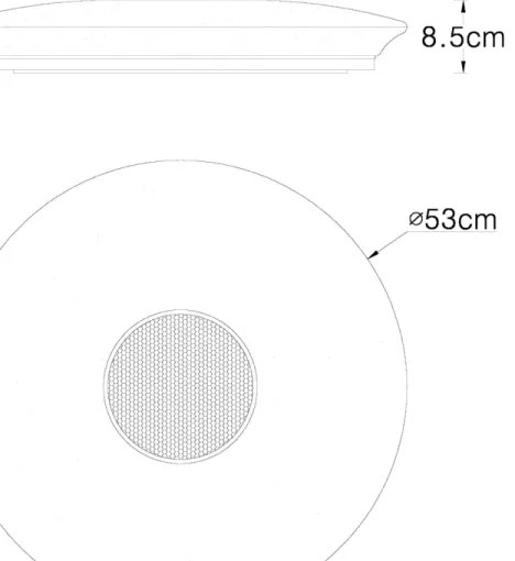 GLOBO 41329N - LED RGBW Stmievateľné stropné svietidlo NICOLE LED/50W/230V + DO