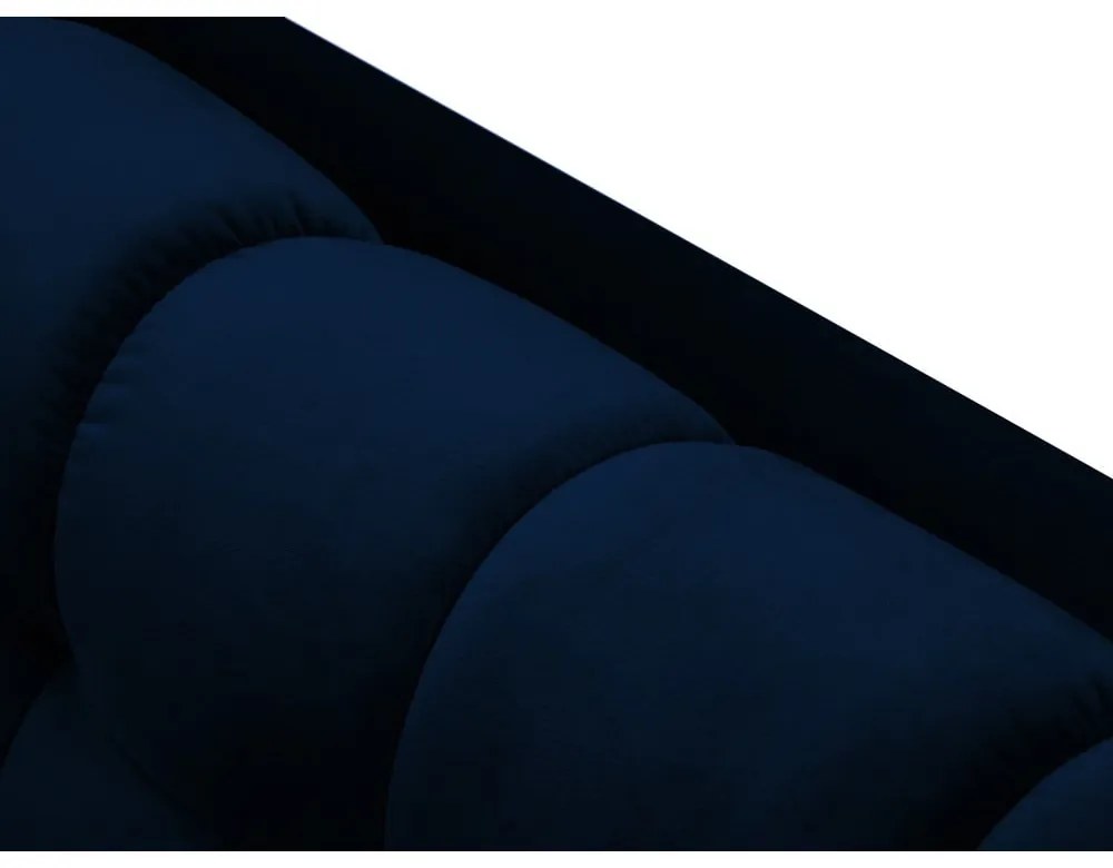 Tmavomodrá zamatová pohovka Cosmopolitan Design Bali