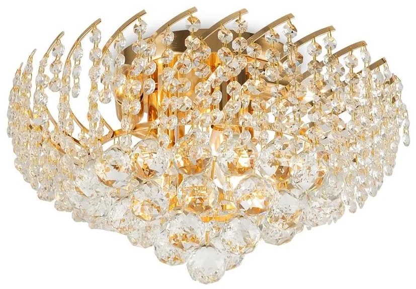 Maytoni DIA120-06-G - Stropné svietidlo KAROLINA 6xE14/40W/230V