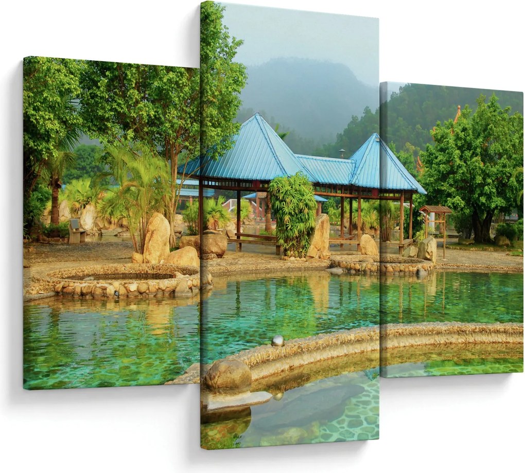 Obraz - Shanghai hotel park (90x60 cm)