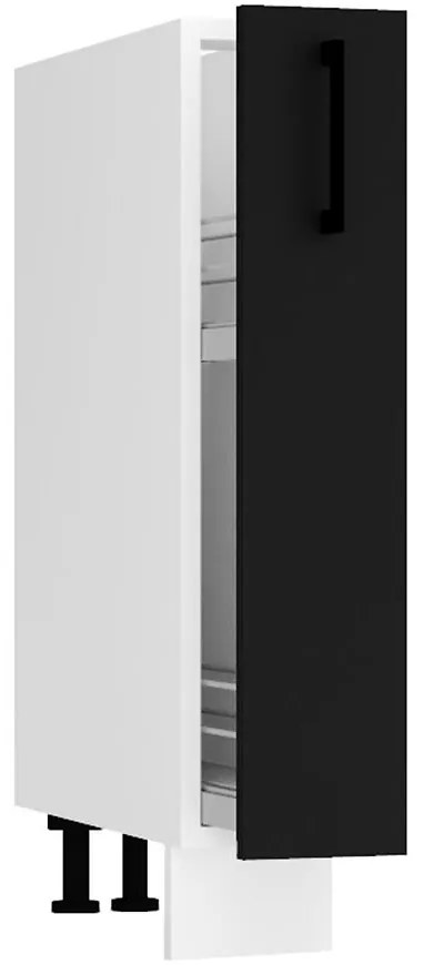 Kuchynská skrinka Max D15 Cargo + Kôš čierna