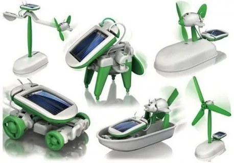 SolarBot 6 v 1 - zelená