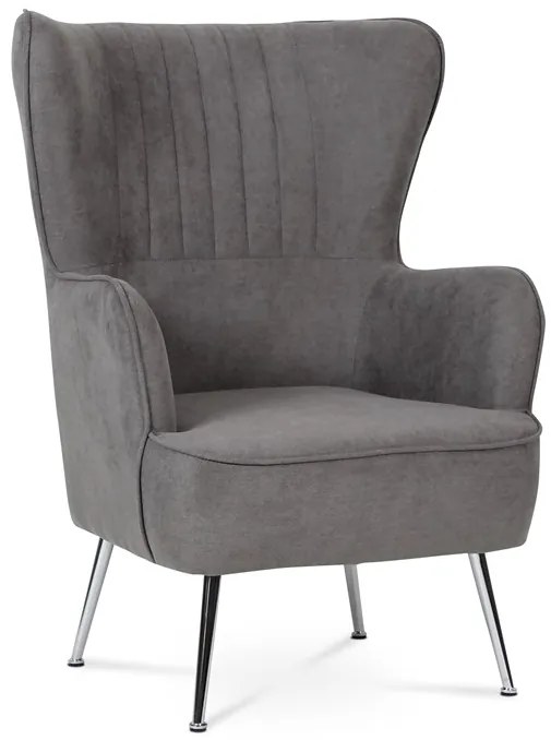 BONTEC Kreslo, sivá látka, AK-317 GREY2 Farba: Šedá