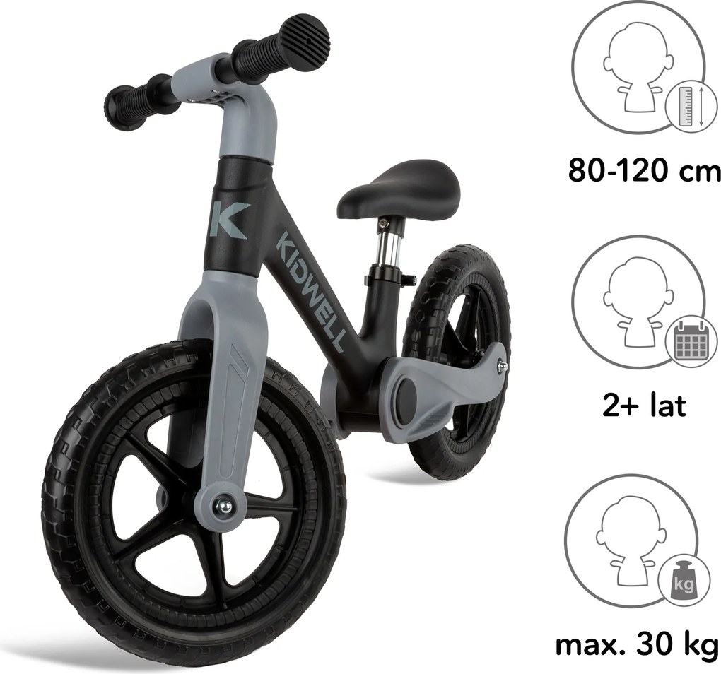 Kidwell FLEX skladacie odrážadlo pre deti – ľahké 2,9 kg, EVA kolesá