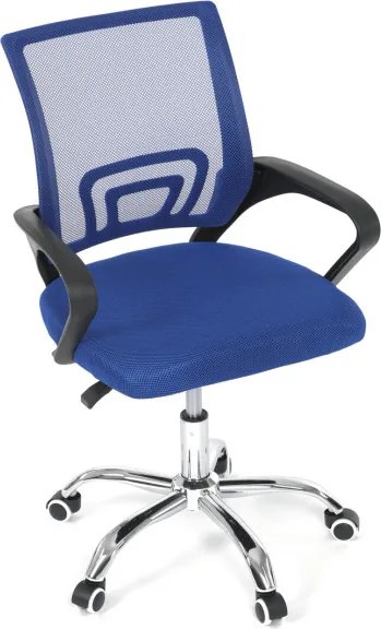 Detská otočná stolička modrá KA-L103 BLUE