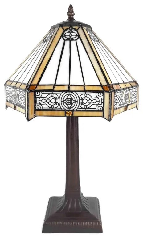 Nočná tiffany lampa AFRIKA Ø31*43