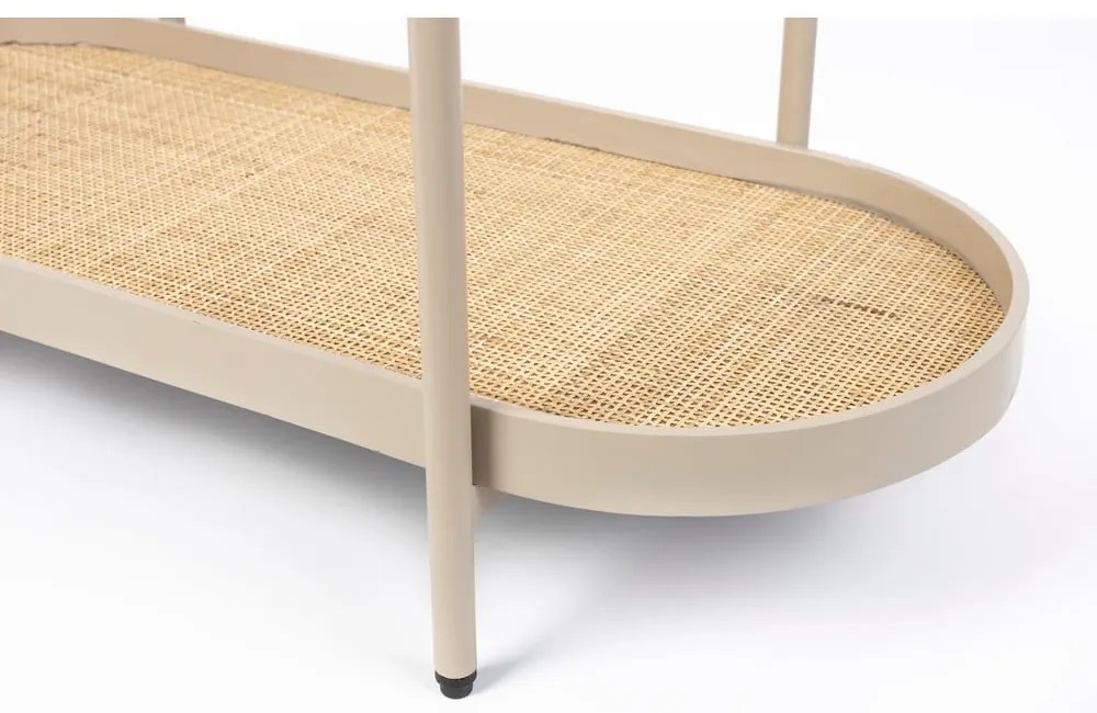 Béžový konzolový stolík 39x85 cm Amaya – White Label