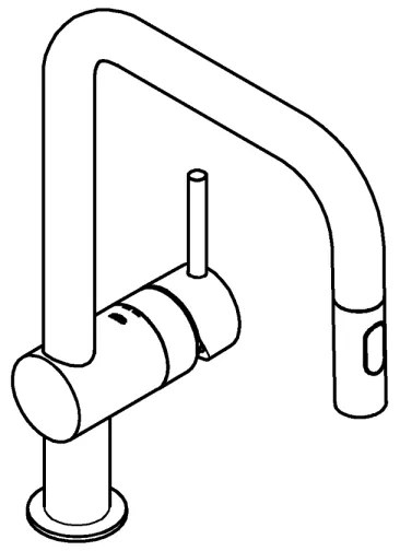 GROHE 32322DC2 - Drezová batéria A nerez