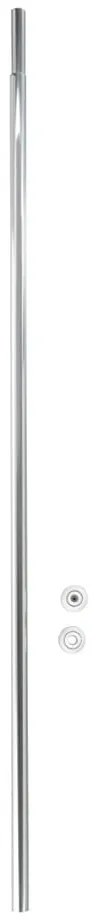 Tyč na sprchový záves v striebornej farbe 110 - 185 cm – Wenko
