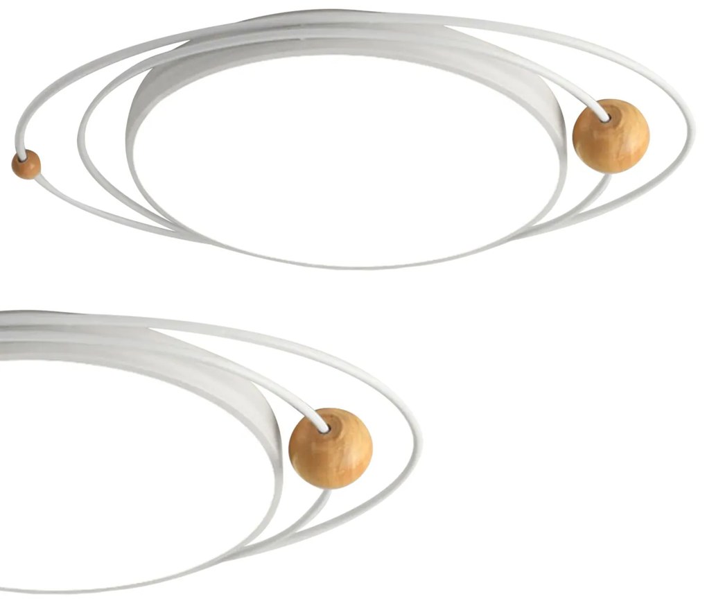 Toolight Toolight, kovové stropné svietidlo Galaxy White 5xE27 APP871-C, biela, OSW-08966