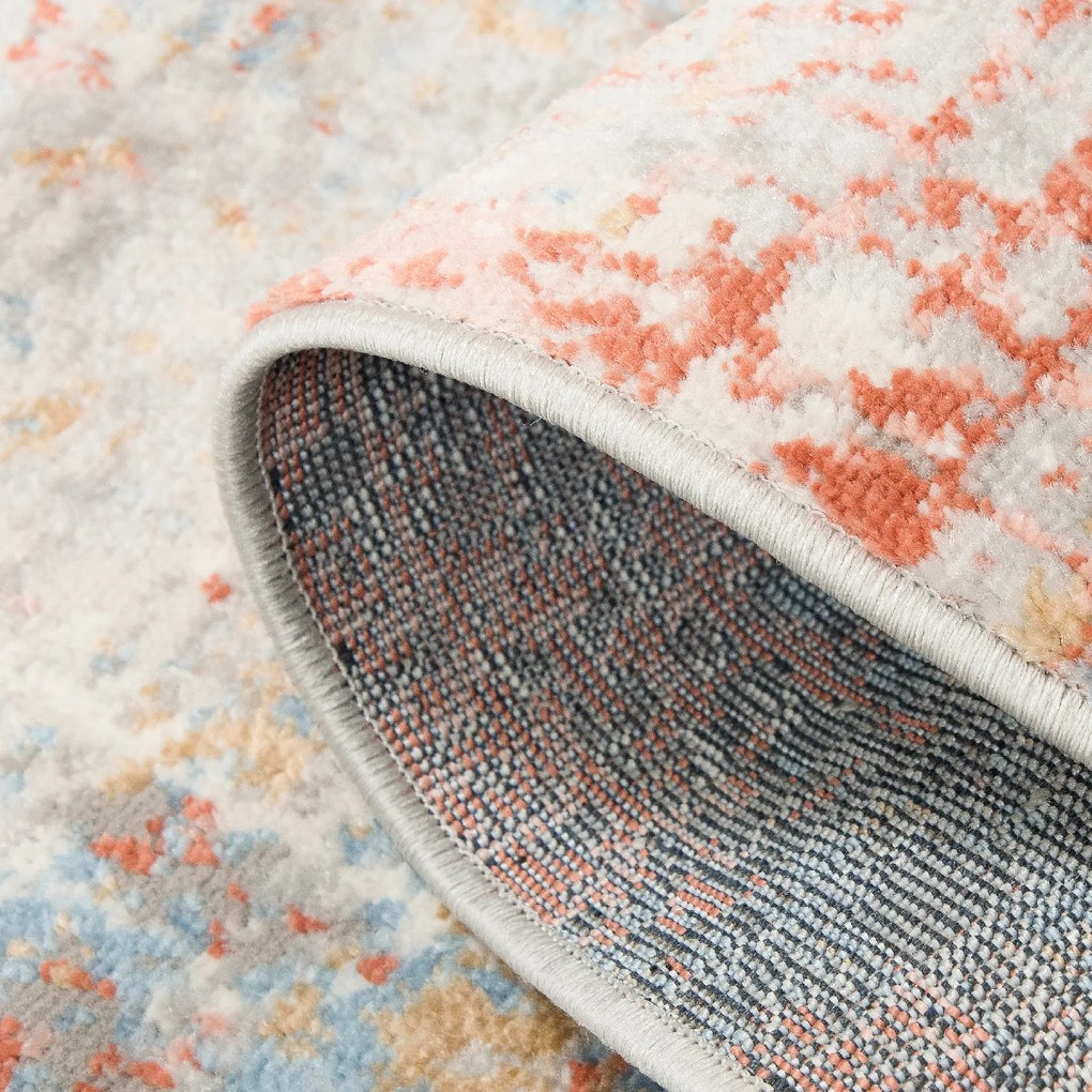 TA Koberec G512C BIELY/LOSOSOVÝ PORTLAND HIK Rozmer: 140x200 cm