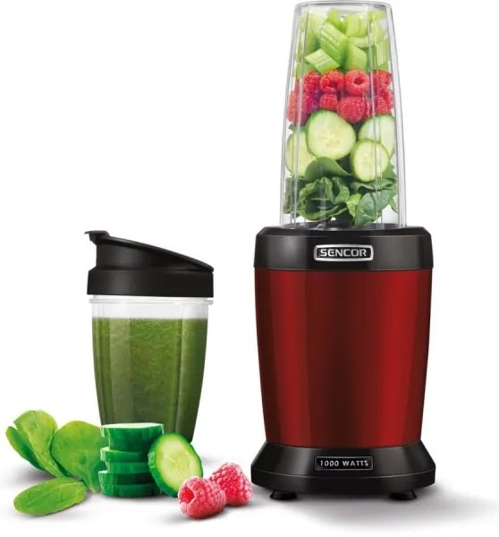 Sencor - Smoothie nutri mixér 1000W/230V červená