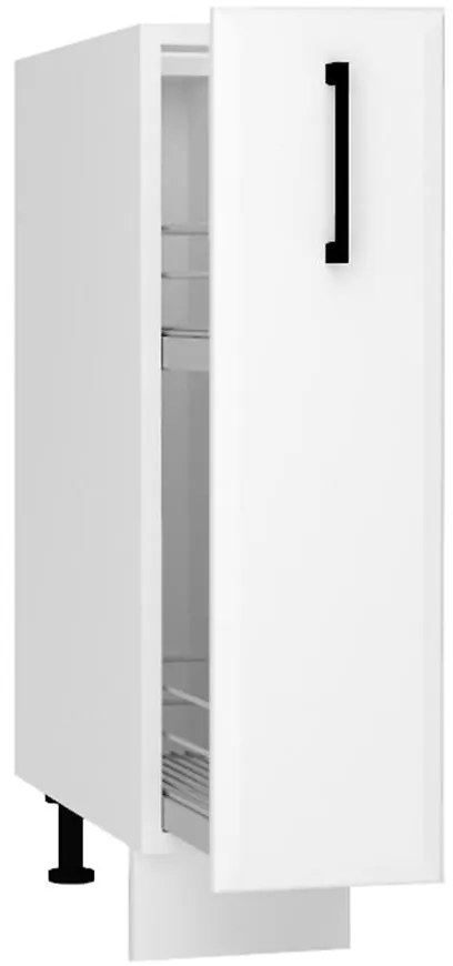 Skrinka do kuchyne Irma D20 Cargo + kôš Biely hrášok Mat