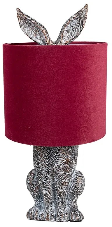 Brown & Red Easter RABBIT nočná lampa