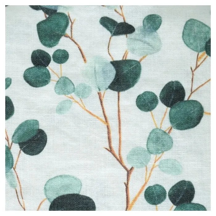 Ľanová obliečka na vankúš 40x40 cm Eucalyptus – Linen Tales