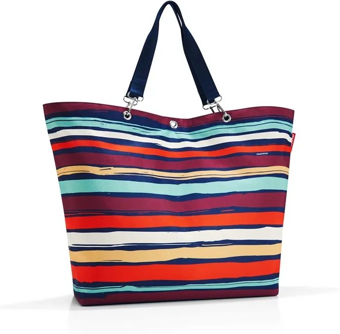 Nákupná taška Shopper XL artist stripes, Reisenthel, polyester vodeodolný, 68x45,5x20 cm, ZU3058