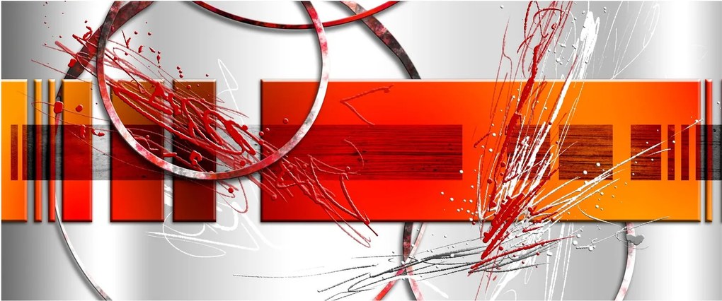 Abstraktný obraz (120x50 cm)