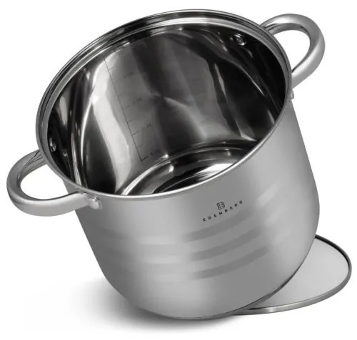 6 kusová sada hrncov MaxiHome- matná sivá