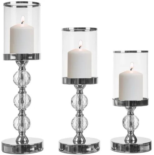 Sada 3 ks svietnikov GLAMOUR Ruhhy 22314