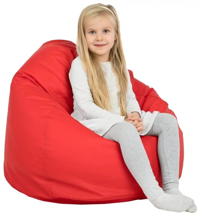 Sedací vak BAG Sako L Ekokoža Farba: 3.Červený